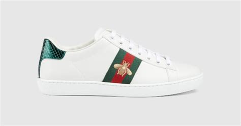 gucci sneakers women white|original gucci bee sneakers.